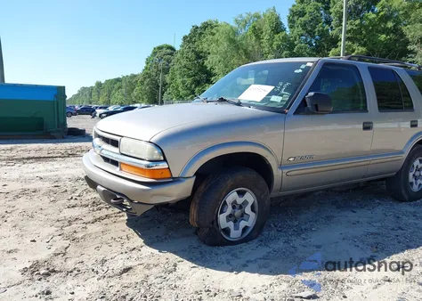 2004 Chevrolet Blazer Ls из США, поврежденный, VIN 1GNDT13X54K132020